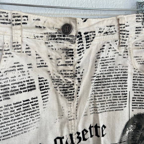 Galliano newspaper print skirt - Picture 4 of 10